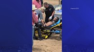 'Love Island' star takes big fall at Arizona Invitational Black Rodeo
