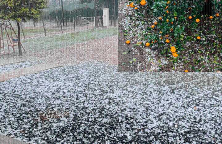 Llovió y granizó en Entre Ríos: la zona más afectada