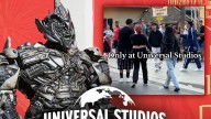 Megatron Encourages Guests to Fight at Universal Studios, on Camera