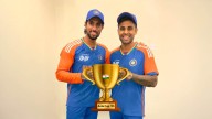 Indian players mock Mohsin Naqvi with images of fake trophy after Asia Cup row