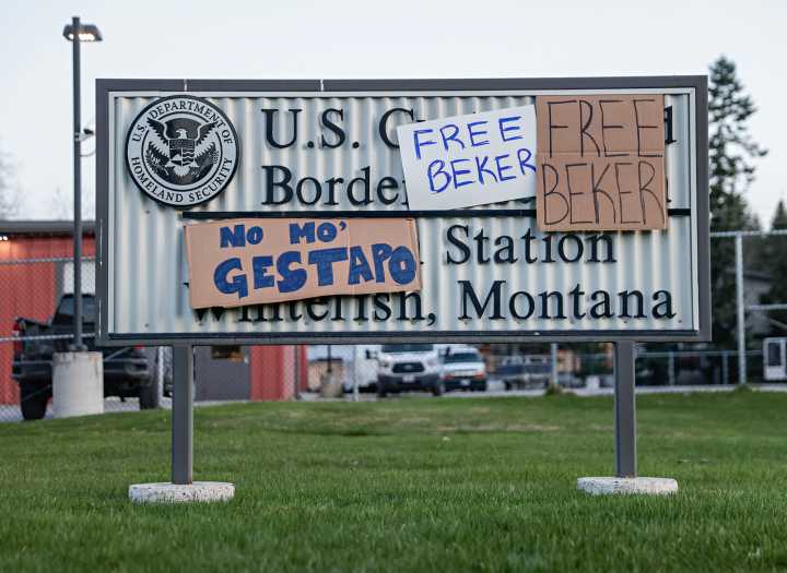 Protesters Arrested and Cited for Blocking U.S. Border Patrol Vehicle in Whitefish
