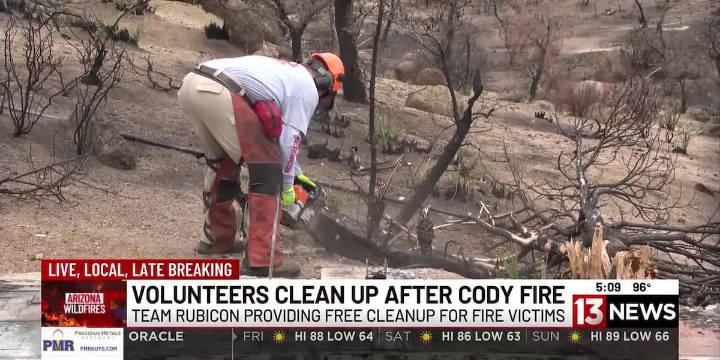 Town of Oracle gets help for cleanup of Cody Fire