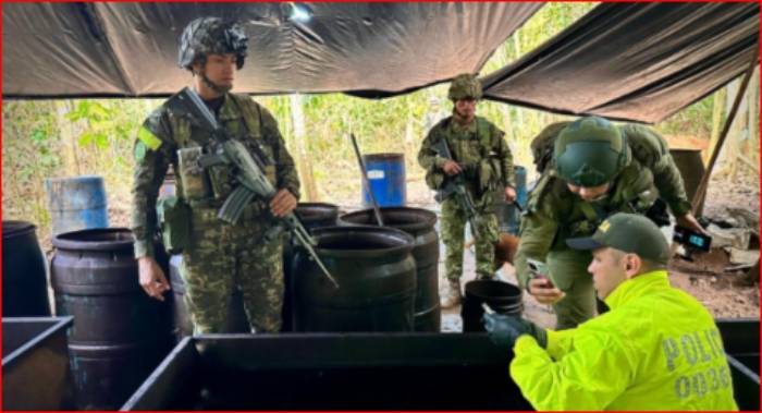 Ejército: Desmantelan dos laboratorios ilegales en El Retorno, Guaviare