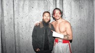 Lionel Messi fue a ver Rocky, la obra de su gran amigo Nicolás Vázquez