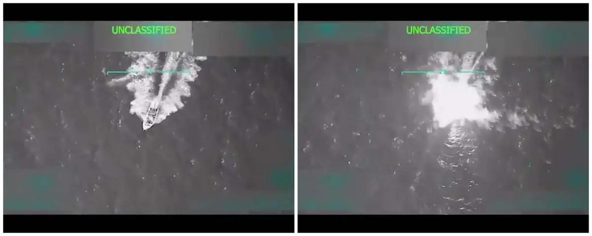 Afirma Trump tener «pruebas» de que los tripulantes de lancha destruida eran ‘narcos’