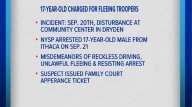 NYSP: 17-Year-Old Arrested for Fleeing Troopers