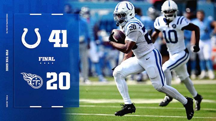 Jonathan Taylor, Colts roll past Titans; improve to 3
