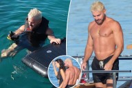 Zac Efron shows off blond hair makeover, buff body during Italy vacation with Nina Dobrev