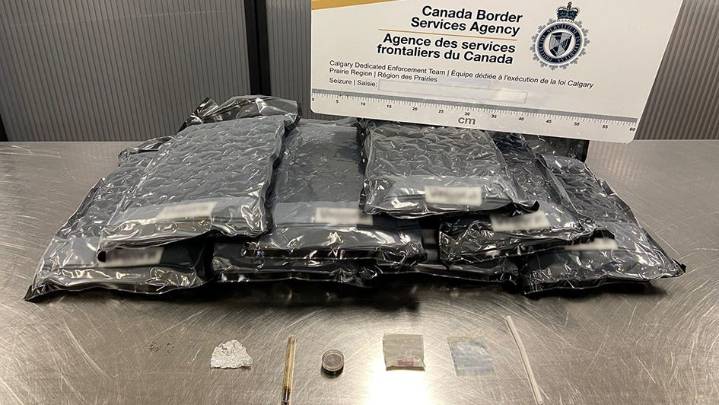 Woman charged after drug seizure at Calgary International Airport