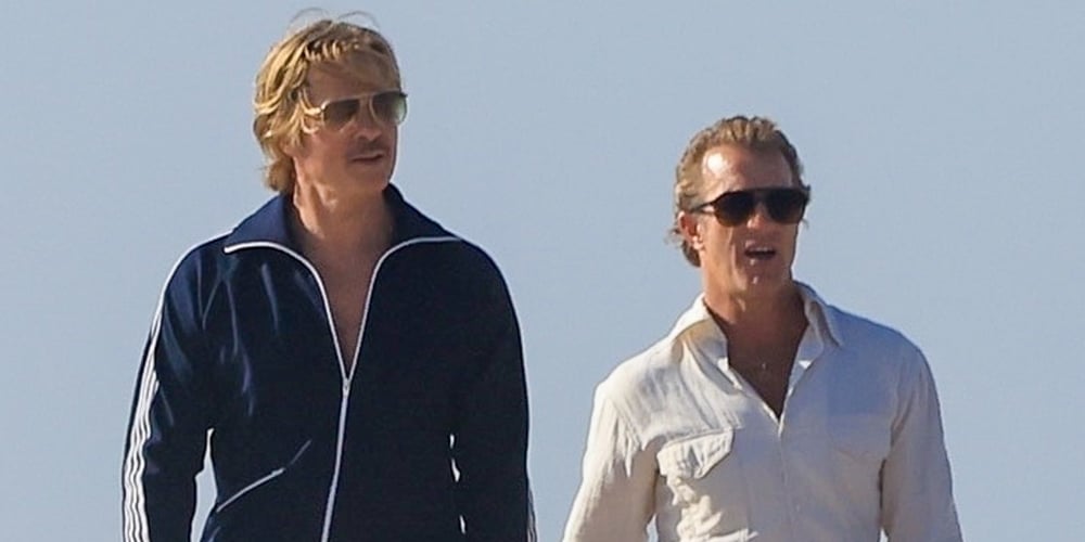 Brad Pitt & Scott Caan Film A Beach Scene for ‘The Adventures of Cliff Booth’ – New Set Photos! | Brad Pitt, David Fincher, Scott Caan, The Adventures of Cliff Booth | Just Jared: Celebrity News and G