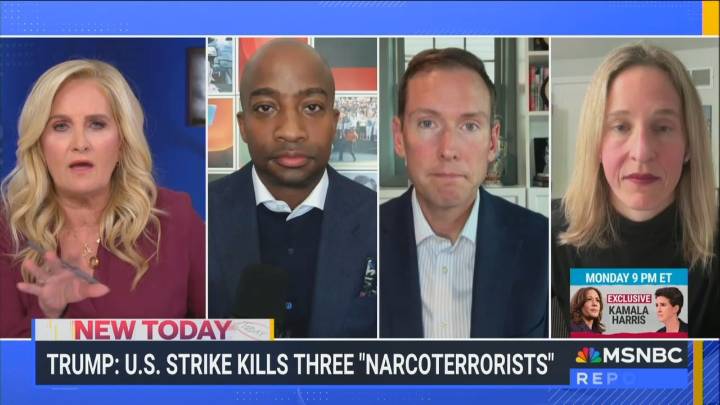 Alex Witt Amazed At Trump’s Continued Strikes on Alleged ‘Narcoterrorists’