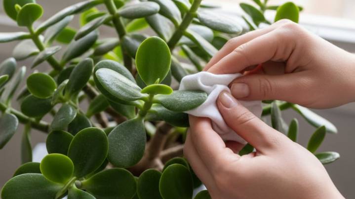 Cómo dejar las hojas de tu árbol de jade brillantes con un método impensado