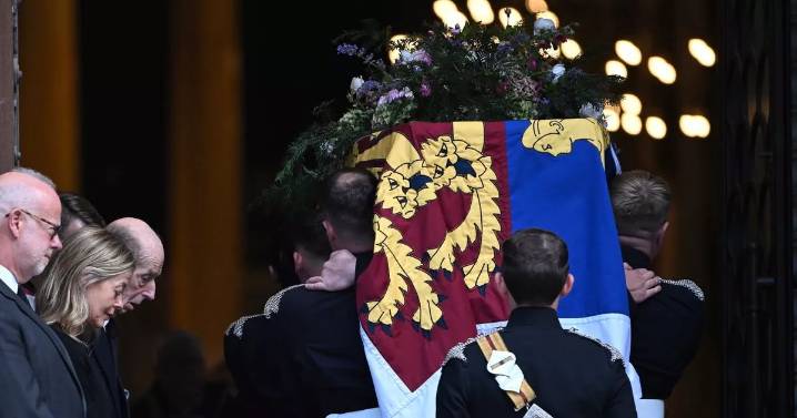 Duchess of Kent's coffin begins final journey as heartbroken family pay respects