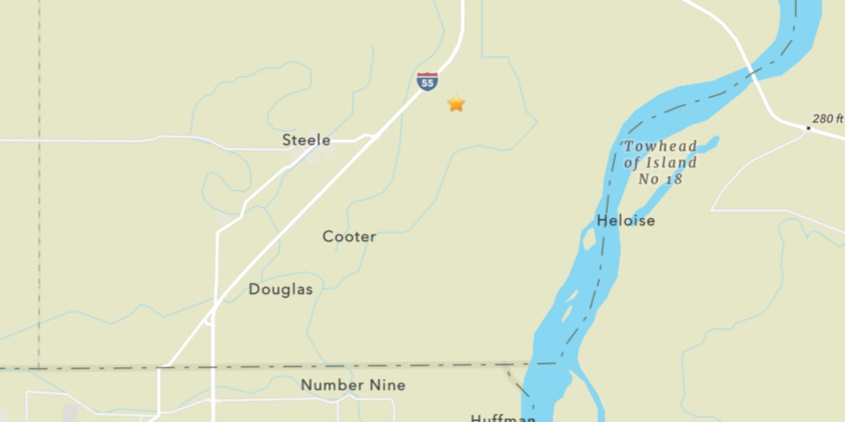 Small earthquake recorded near Steele, Mo.