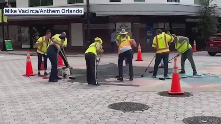 DeSantis, FDOT move to standardize streets, paint over murals and crosswalks