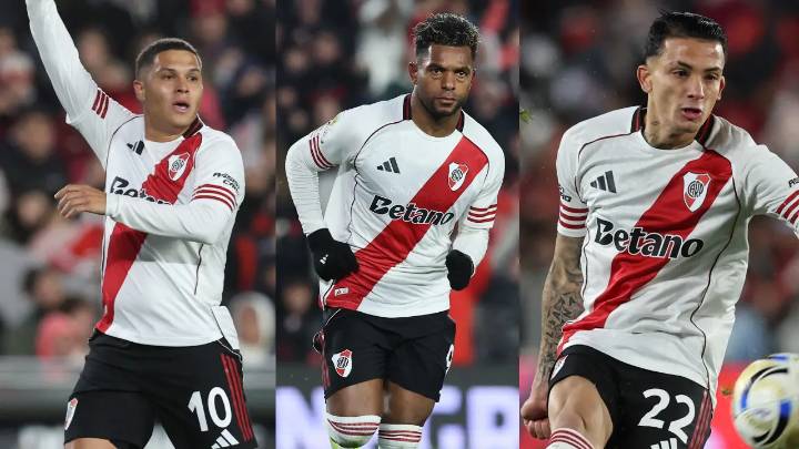 Rajados y sin explotar; Juan Fernando Quintero y Kevin Castaño bajo la lupa en River Plate