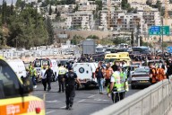 At least four dead after gunmen boarded a bus and opened fire in Jerusalem