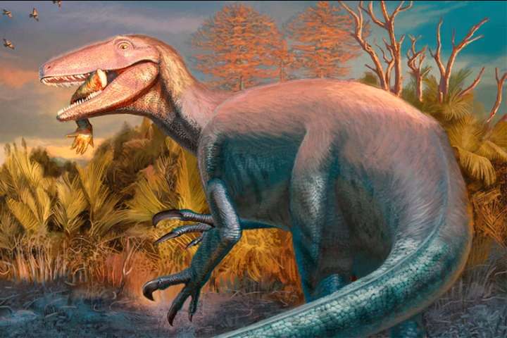 Hallan a un gran dinosaurio hasta ahora desconocido que tenía un hueso de cocodrilo en la mandíbula