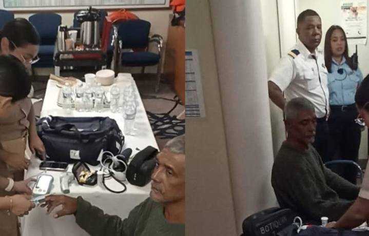 Migrantes cubanos son rescatados por un crucero cerca de Mahahual