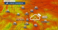 Partly to mostly cloudy and warm on Wednesday