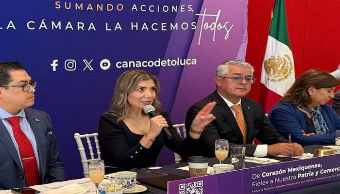 Magistrada del PJEM promete justicia con rostro humano ante empresarios del Valle de Toluca