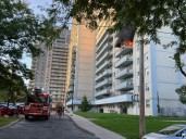 2-alarm fire damages unit in High Park