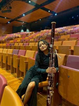 Fagotista yucateca Brisa Carolina lleva su música a Europa
