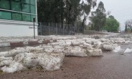 Una histórica tormenta con granizo sorprendió a varias localidades de La Pampa