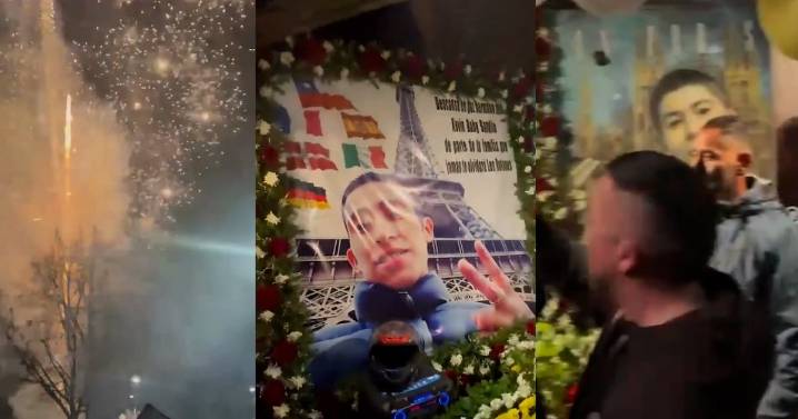 Con fuegos artificiales y disparos: así fue la despedida de “Baby Bandito”