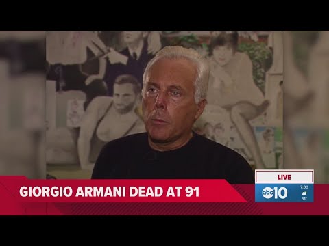 Fashion designer Giorgio Armani dead at 91