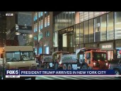 Trump’s arrival in NYC sparks gridlock ahead of UN summit