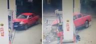 Conductor alcoholizado chocó contra el surtidor de una estación de servicio en San Bernardo