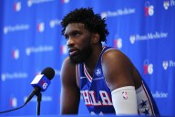 Sixers' Joel Embiid is practicing again but not rushing a return