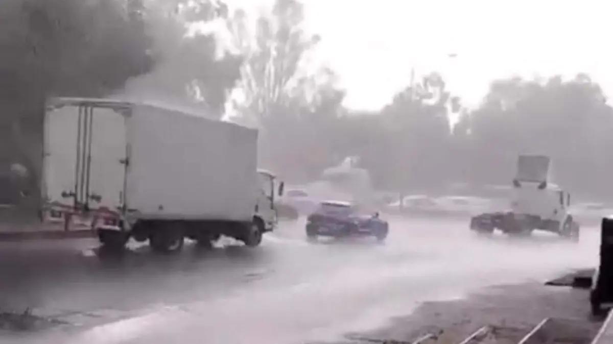 Lluvias dejan afectaciones en zona norte del Valle de México