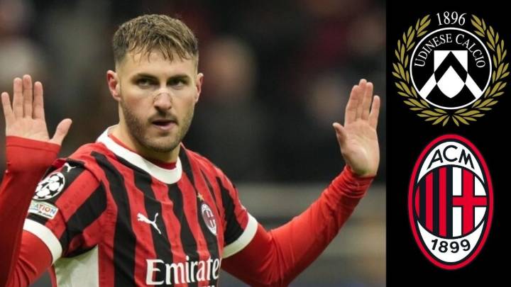 "¡Estuvo cerca! Así fue la falla de Santiago Giménez ante el Udinese; el Milan goleó