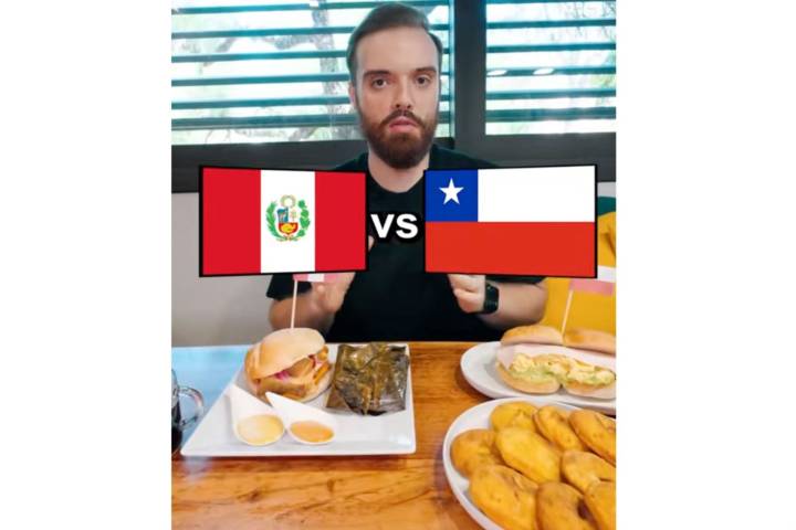 Mundial de Desayunos de Ibai: arrancó duelo entre chicharrón peruano y marraqueta chilena
