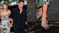 Gigi Hadid's Metallics Miu Miu Pumps Shine on Date Night in NYC