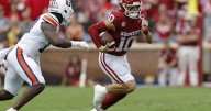 No. 11 Oklahoma's record 10 sacks and Mateer's late TD sink No. 22 Auburn and ex