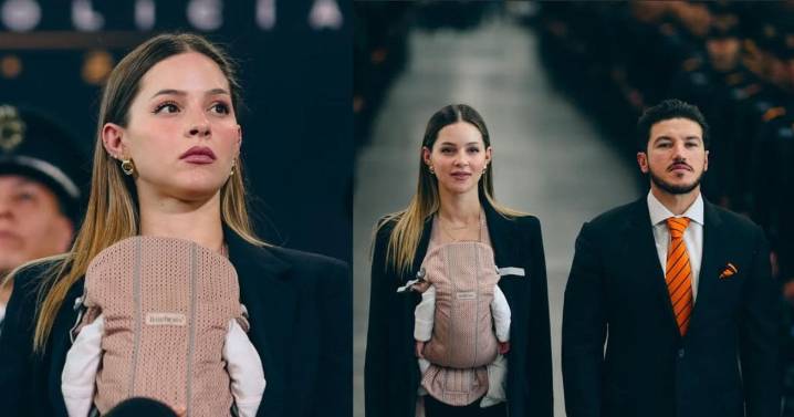 Mariana Rodríguez genera polémica en redes por fotos trabajando con su bebé