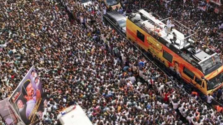 Moments Before Tragedy at Actor Vijay’s Political Rally in Karur