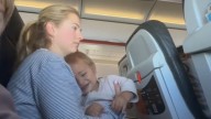 Young Aussie mum frustrated by reclining passenger divides opinion after sharing flight ordeal with her two children