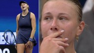 Amanda Anisimova breaks down in tears after yet more major final heartbreak, losing to Aryna  Sabalenka in US Open final