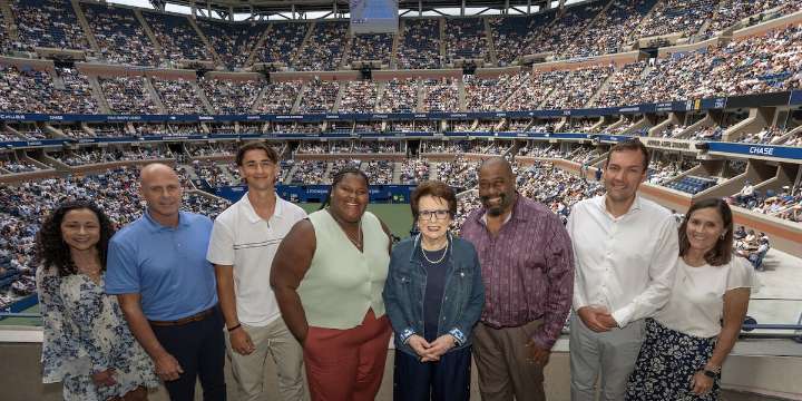 Columbia native wins national scholarship, meets 1970s tennis icon at U.S. Open