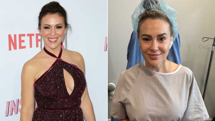 Charmed star Alyssa Milano reveals tragic story behind her breast implants in emotional Instagram post