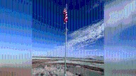 Flagpole installed illegally on historic Black Rock in Great Salt Lake
