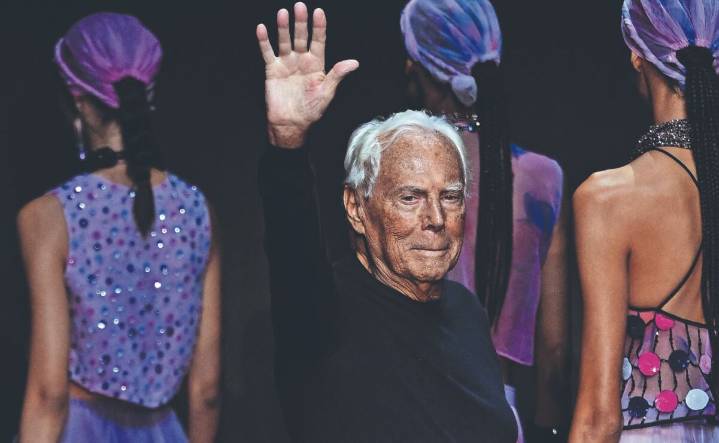 El último adiós al “rey” Giorgio Armani