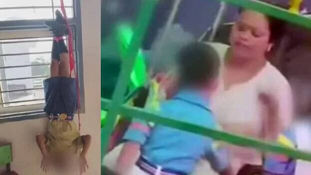 Complaint against Principal for hanging student upside down for not doing homework