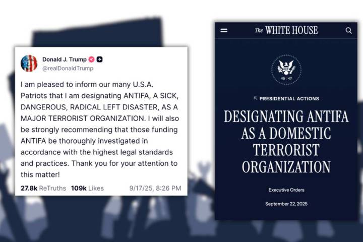 ¿Qué es antifa y por qué Trump no tiene puede denominarlo “organización terrorista”?
