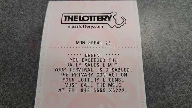 Mass. 7-Eleven reaches maximum amount of Powerball tickets with jackpot over $1B