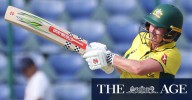 Australian opener Beth Mooney slams 57-ball century in women’s ODI victory over India as records tumble in crazy runfest